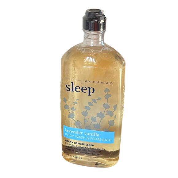 Bath & Body Works Aromatherapy SLEEP Lavender Vanilla Body Wash Foam Bath Relax - Picture 5 of 6